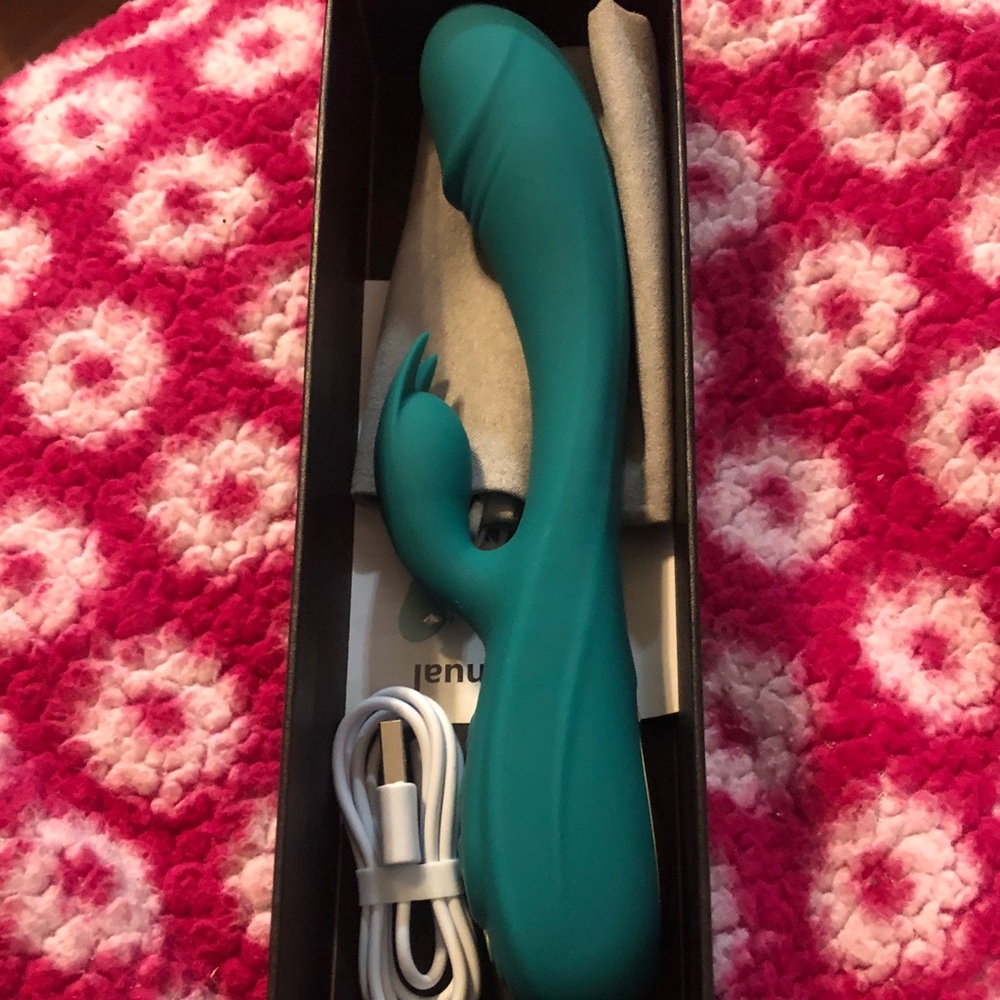 Teal Silicone Dual-Action Personal Massager- Women Other